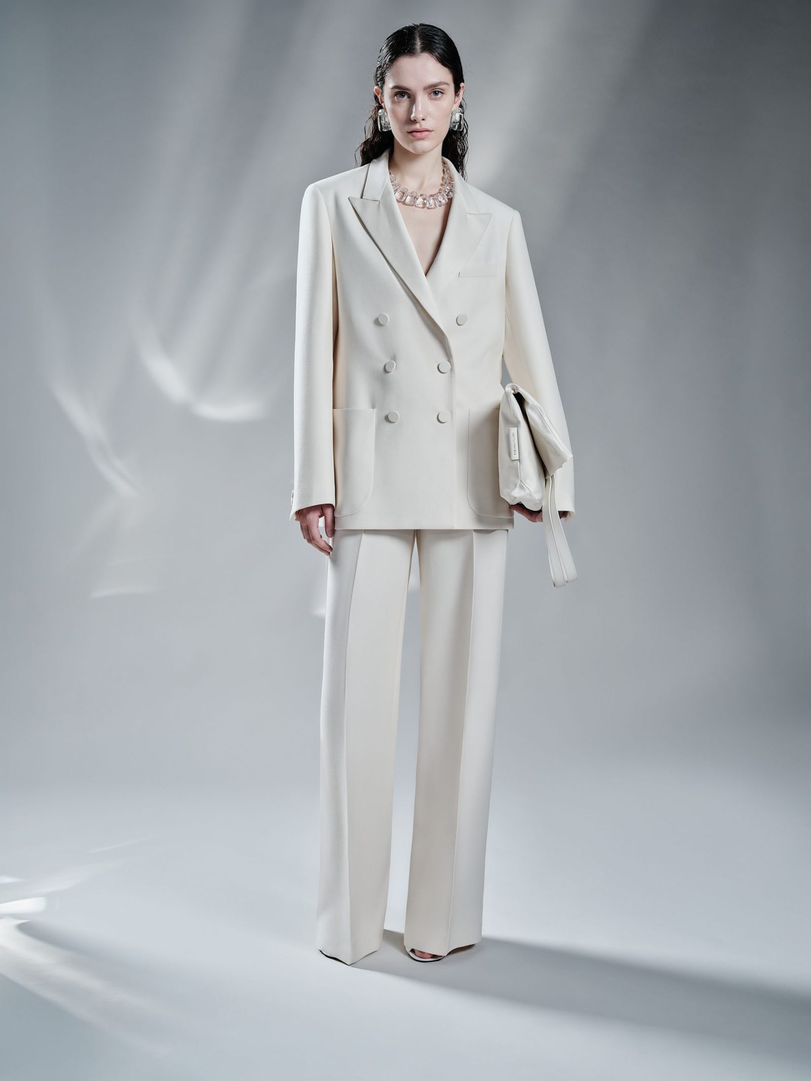 ファビアナフィリッピ　白ジャケット美品 ファビアナフィリッピ 白ジャケット美品 FABIANA FILIPPI Fall