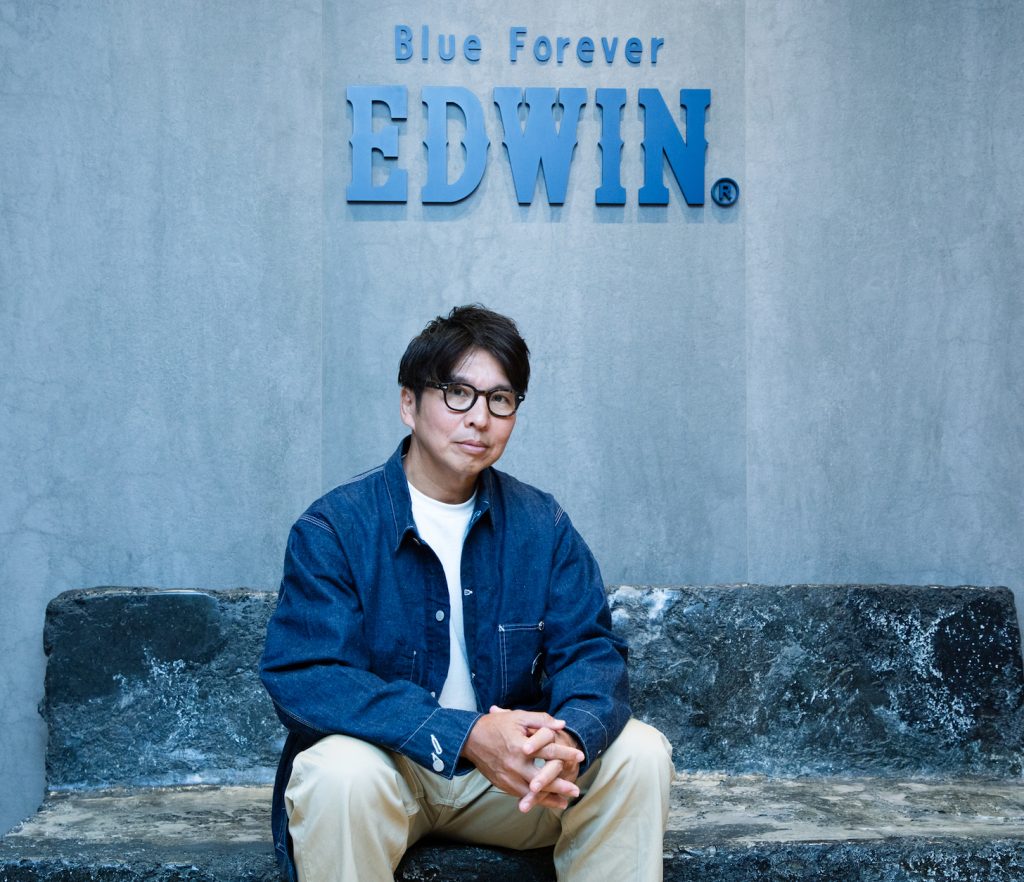 俵修一エドウイン社長<br />
