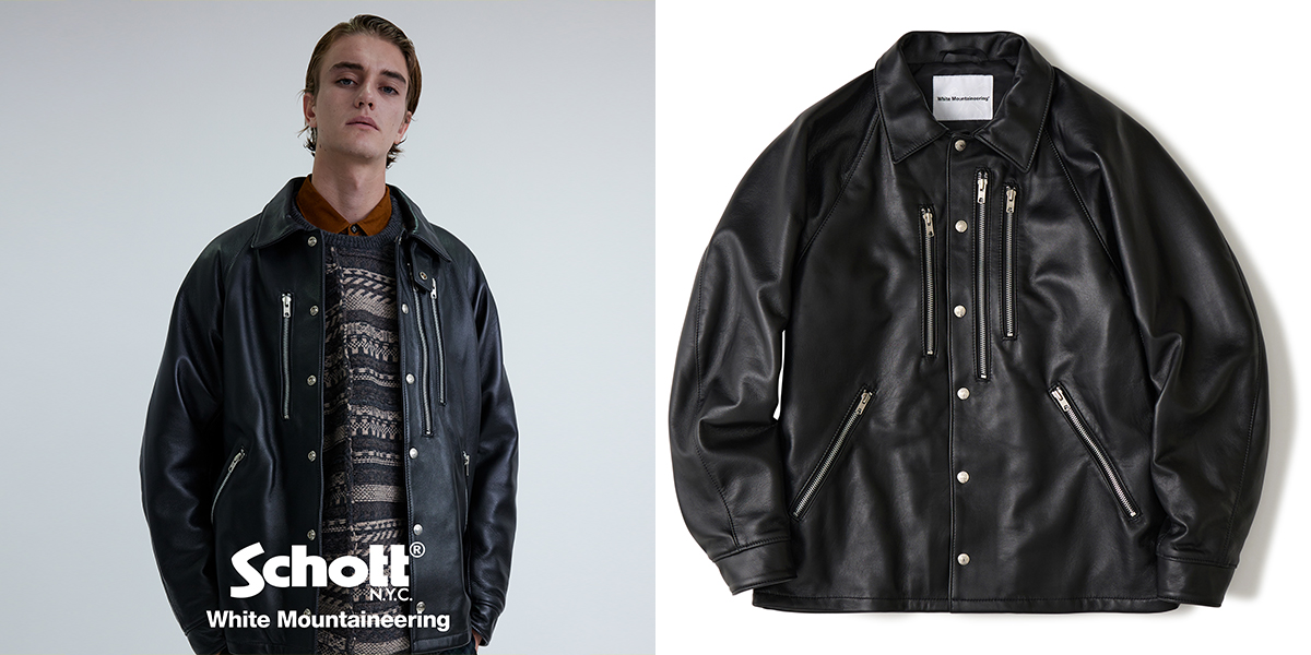 ホワイトマウンテニアリング」×「ショット」から胸ファスナーポケット