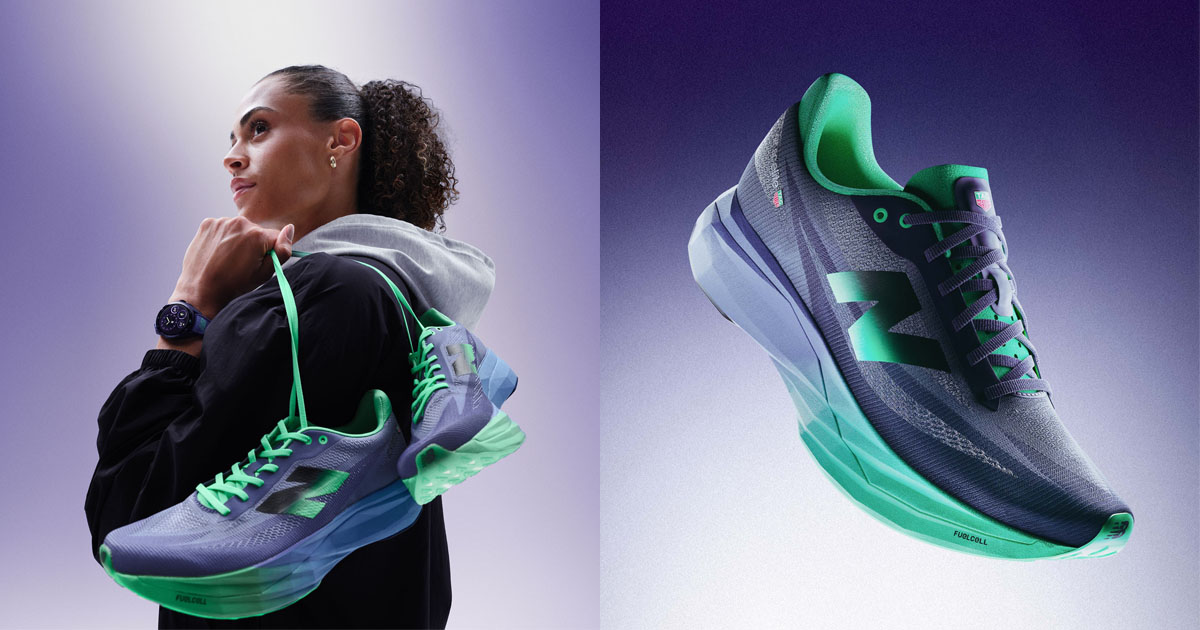 ニューバランス new balance スポーツ ウエアー新品。タグ付き。 ニューバランス」が「タグ・ホイヤー」と初コラボしたランニング