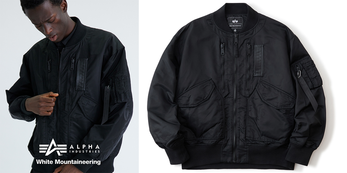 ホワイトマウンテニアリング　リバーシブル中綿ジャケット　美品 ホワイトマウンテニアリング リバーシブルブルゾン 中綿