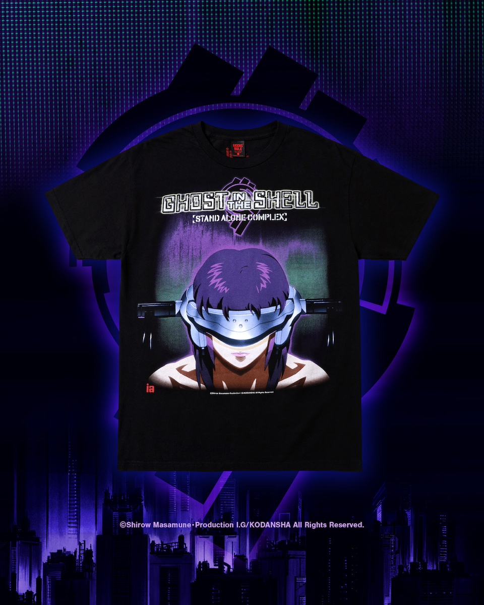 GHOST IN THE SHELL Tシャツ 攻殻機動隊　ギークスルール GHOST IN THE SHELL × GEEKS RULE 15 SILKSCREEN PRINTING T