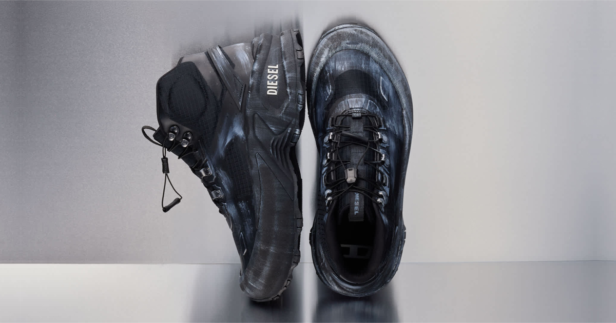 ディーゼル」のスニーカー“Dケージ”シリーズにミッドカットモデル登場