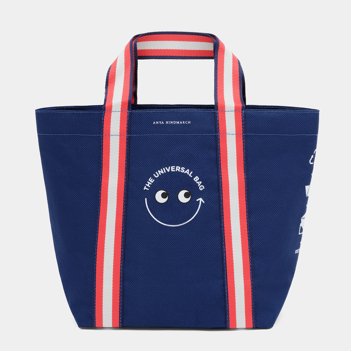 アニヤハインドマーチ　ミニユニバーサルバッグ アニヤ・ハインドマーチ」×明治屋ストアー 限定デザインの