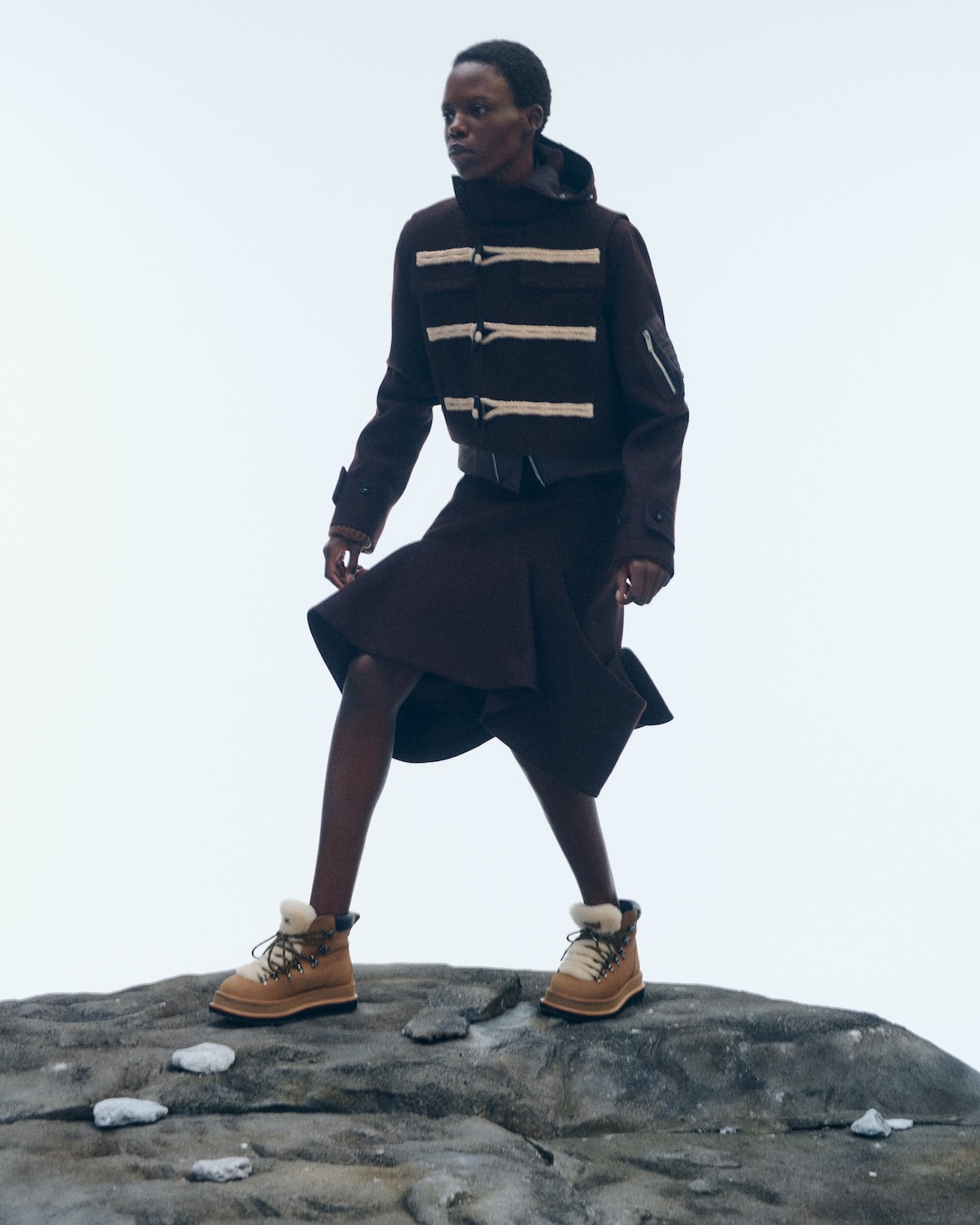 UGG × sacai Loafer アグ サカイ ローファー ブラック 36 サカイxアグ