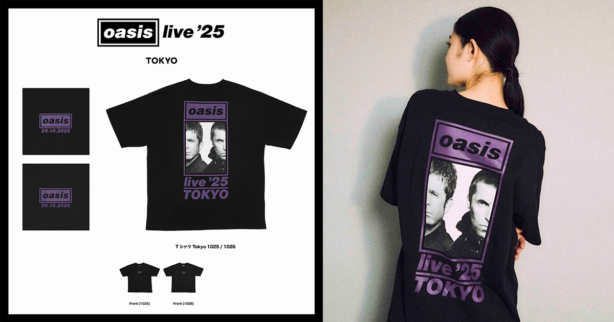 oasis Tシャツ オアシスTOKYO1025 会場限定 Lサイズ 東京ドーム25日
