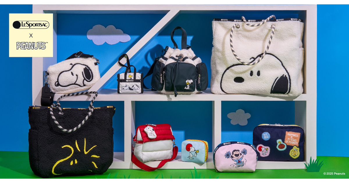 レスポートサック　ピーナッツパルズ　スヌーピー LeSportsac×PEANUTS】WRISTLET POUCH SET｜ポーチ｜ポーチ