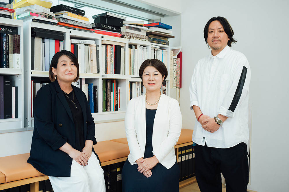 （左）河南悠／アンドエスティHD人事部長<br />
（中央）江目まゆみ／シック・ジャパン人事本部長<br />
（右）矢野晶也／ZOZO人自本部 本部長