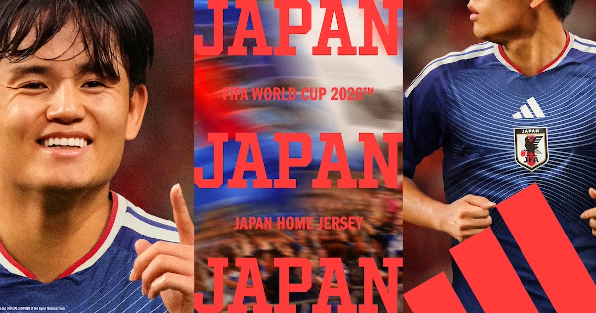 アディダス」がサッカー日本代表の新ユニホームを発表 コンセプトは