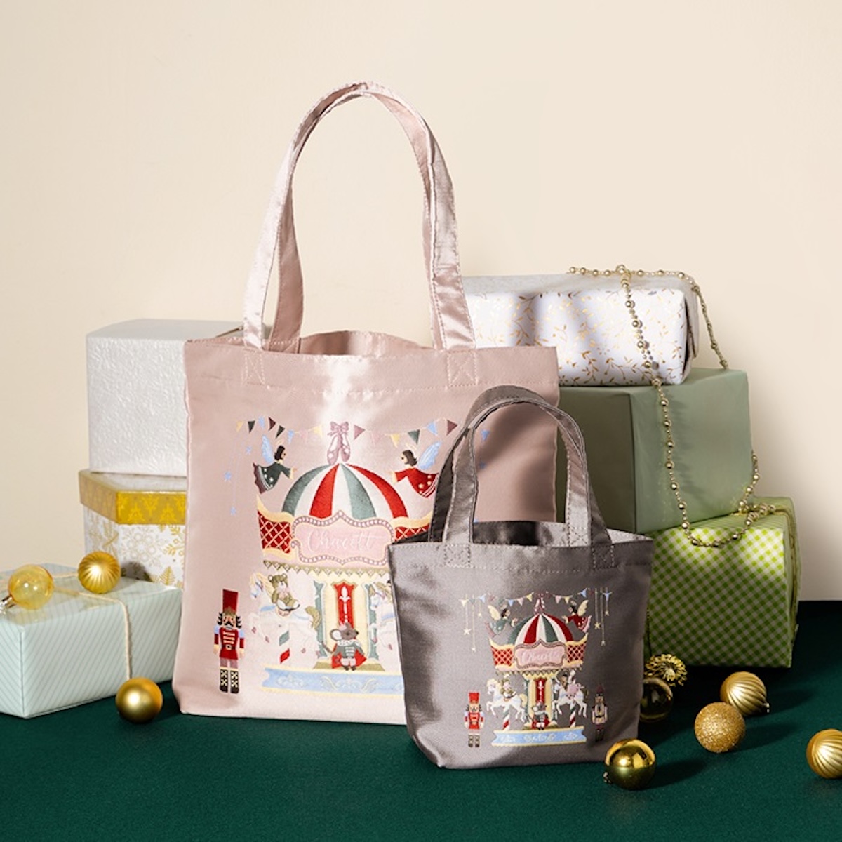 チャコット」×「フェイラー」 新作は“くるみ割り人形”モチーフの