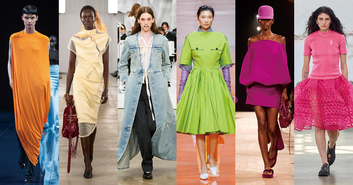 2026年春夏らしさを表現する素材と色