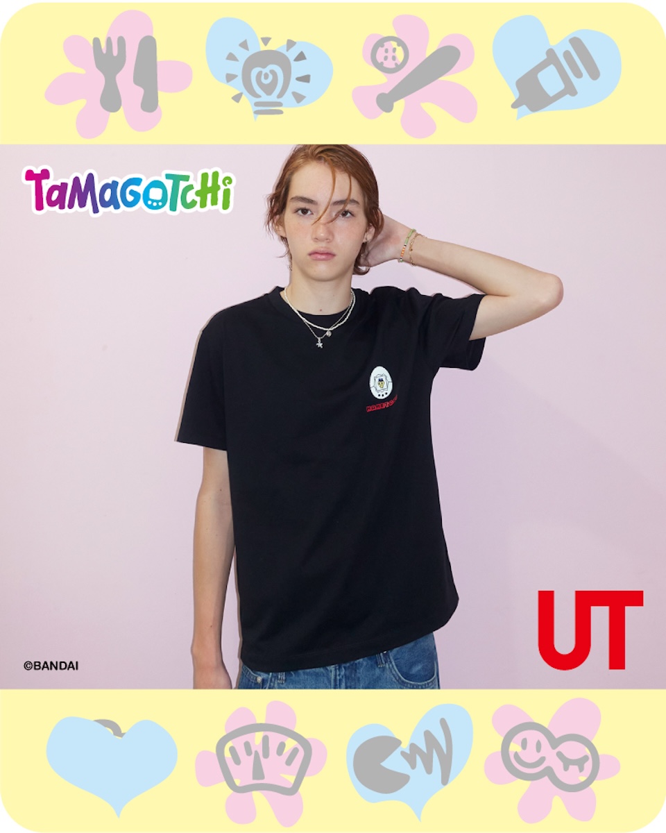 ユニクロ「UT」と「たまごっち」がコラボ Tシャツと“UTオリジナル