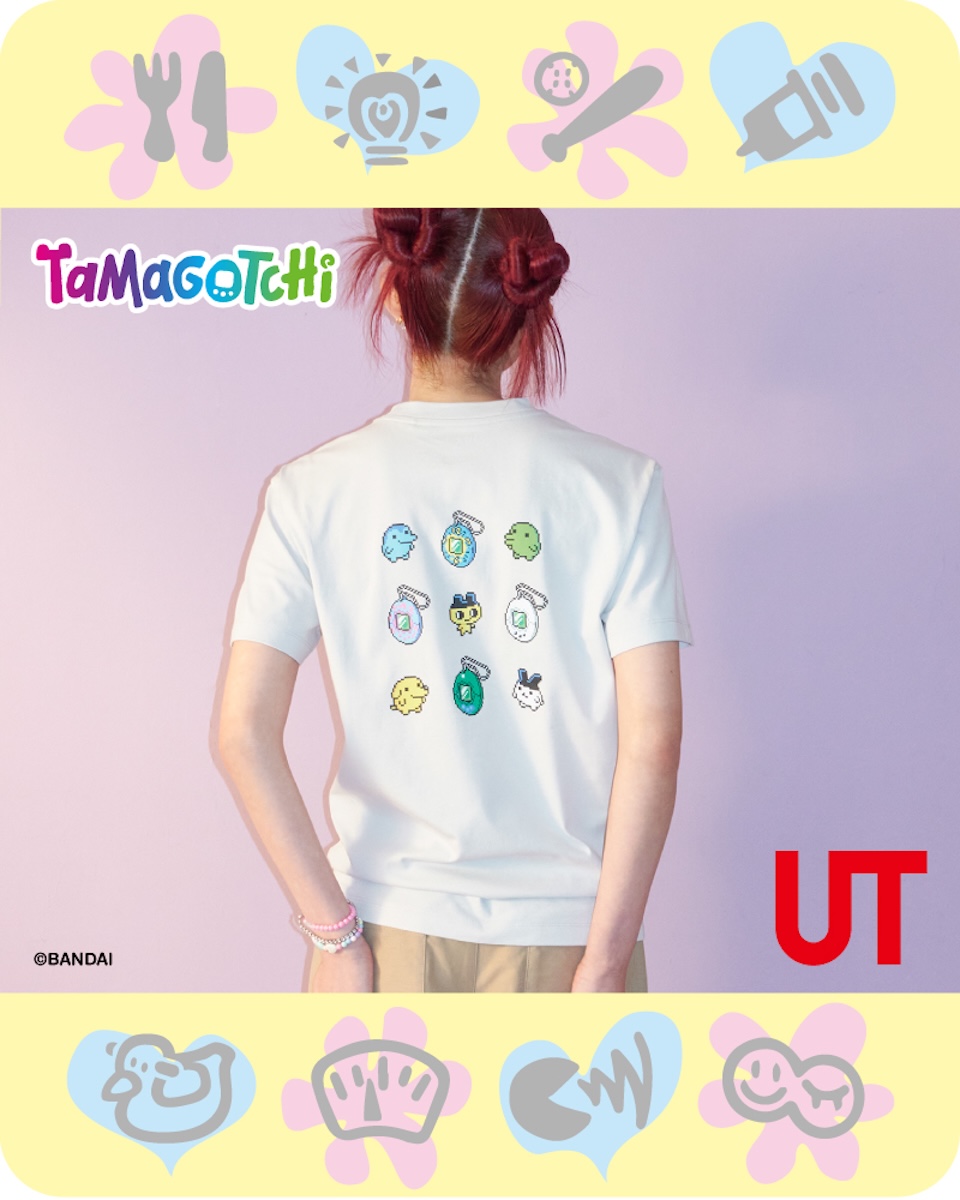 ユニクロ「UT」と「たまごっち」がコラボ Tシャツと“UTオリジナル