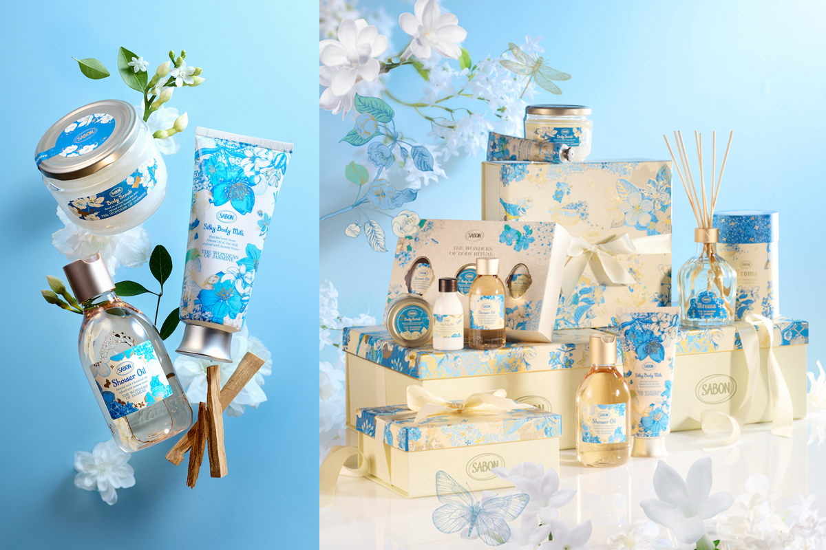 サボン」の“ブルージャスミン”コレクションが限定復刻 ボディーケアや