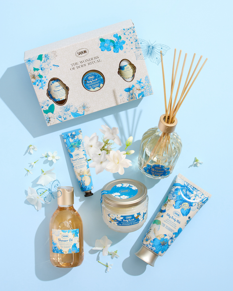 サボン」の“ブルージャスミン”コレクションが限定復刻 ボディーケアや