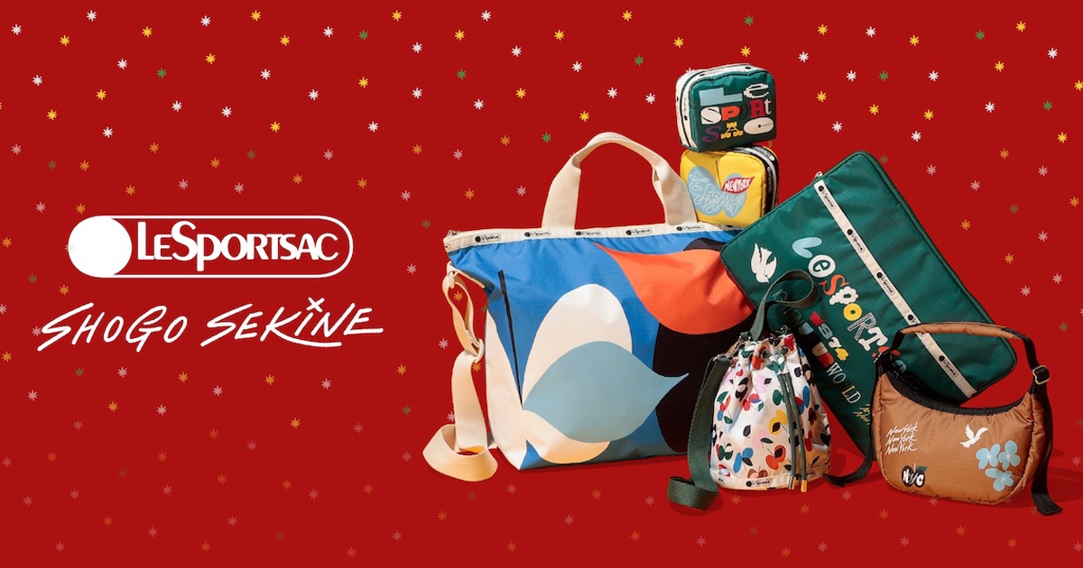 レスポートサック」がイラストレーターのSHOGO SEKINEとコラボ NYが