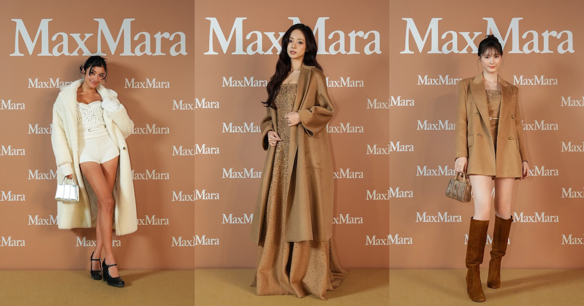 スナップ】「マックスマーラ」ポップアップにTWICEツウィ、本田翼