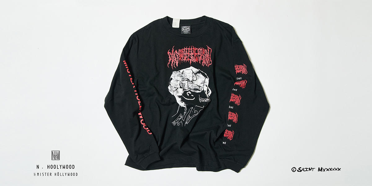 N.ハリウッド」×「セント マイケル」のロングスリーブTシャツが発売