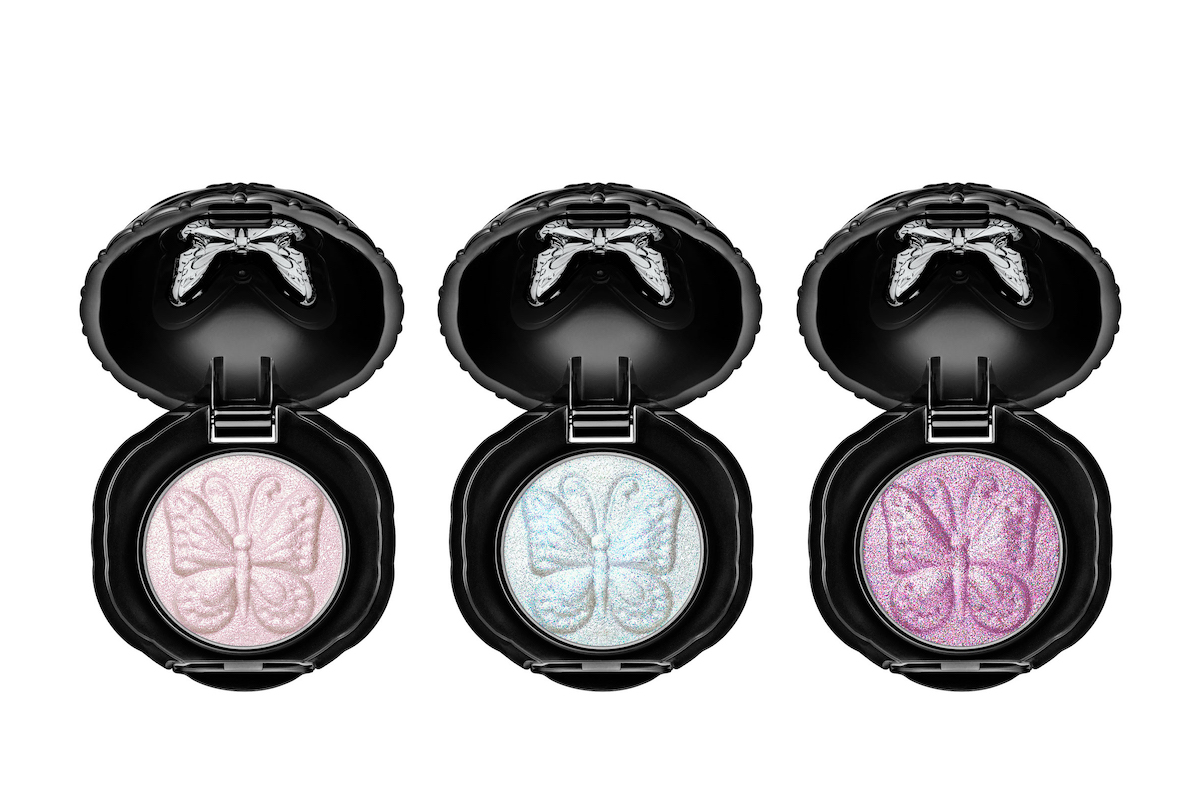 アナ スイ」のアイカラーから“蝶の羽”のようにきらめく新5色が登場