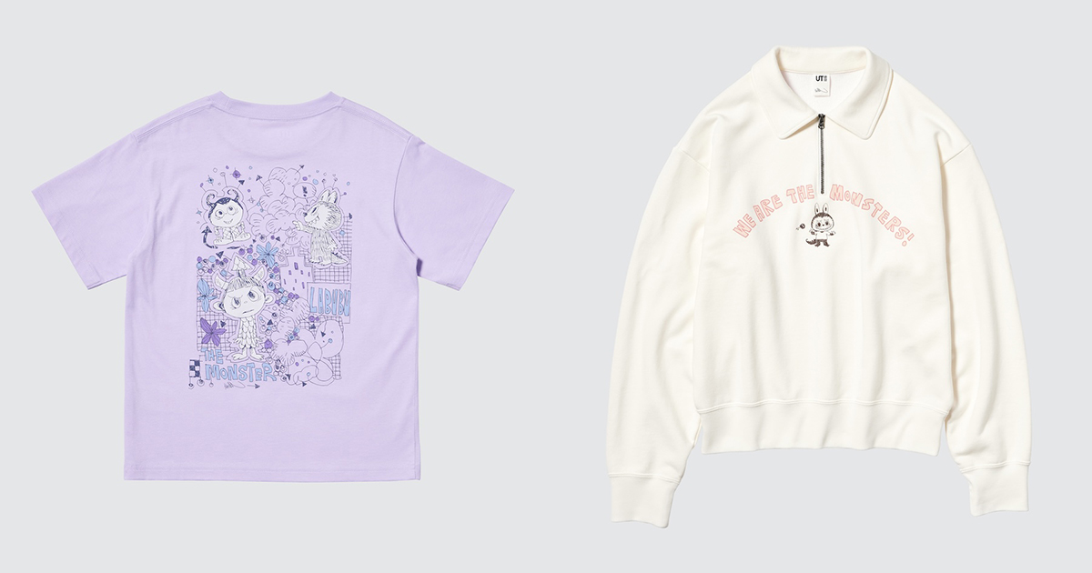 ザ・モンスター」×ユニクロ「UT」から新コレクション “ラブブ”の