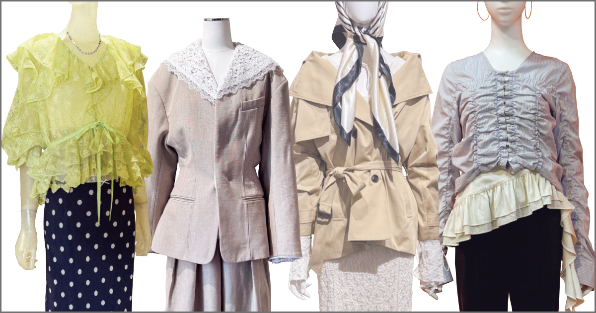 総勢35業態の2026年春夏推しルック “甘め“スタイルがトレンドに【中編】