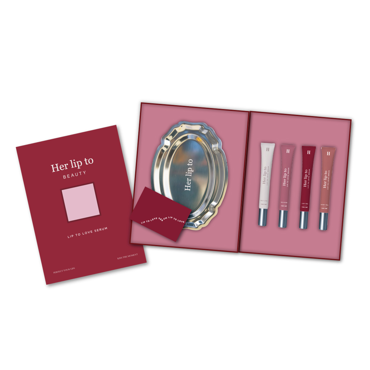 LIP TO LOVE SERUM 全種と限定プレートのオリジナルBOX 【公式通販】