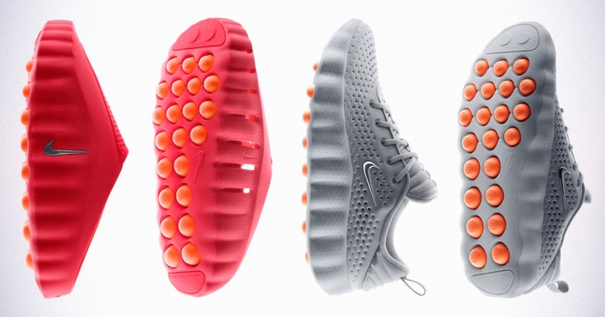 ナイキ」が集中をサポートする初のフットウエア 22個の突起が足裏を
