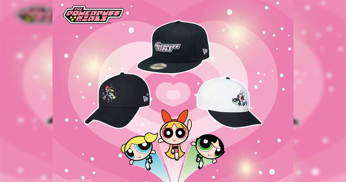 パワーパフガールズ」が「ニューエラ」とコラボ キャップやTシャツなど