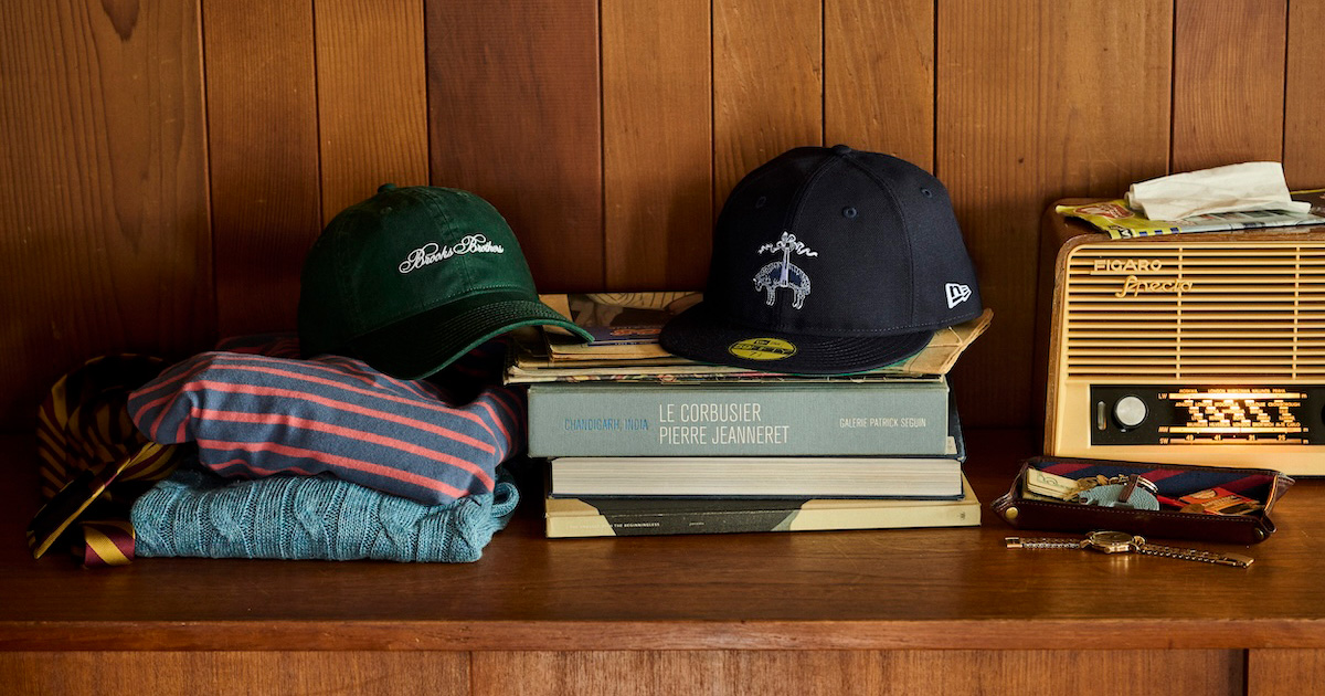 ブルックス ブラザーズ」が「ニューエラ」と初コラボ キャップ2型の