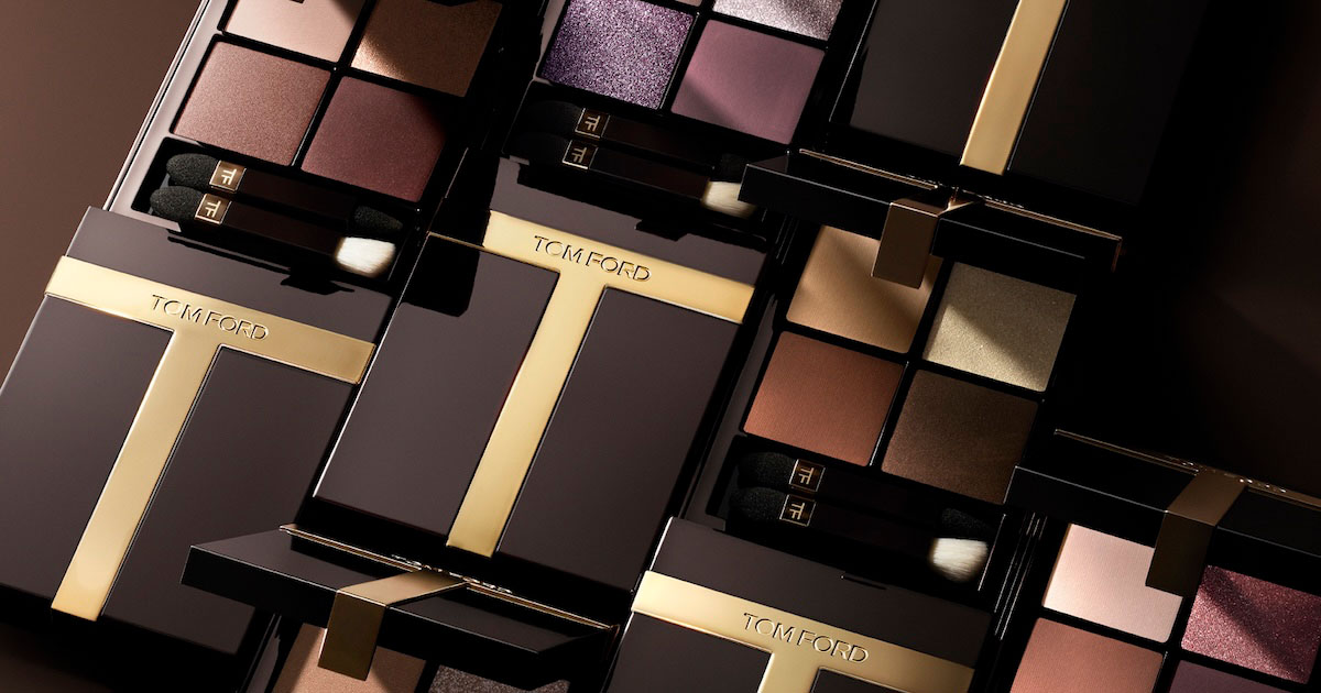 トム フォード ビューティ」の“アイ カラー クォード”が全面