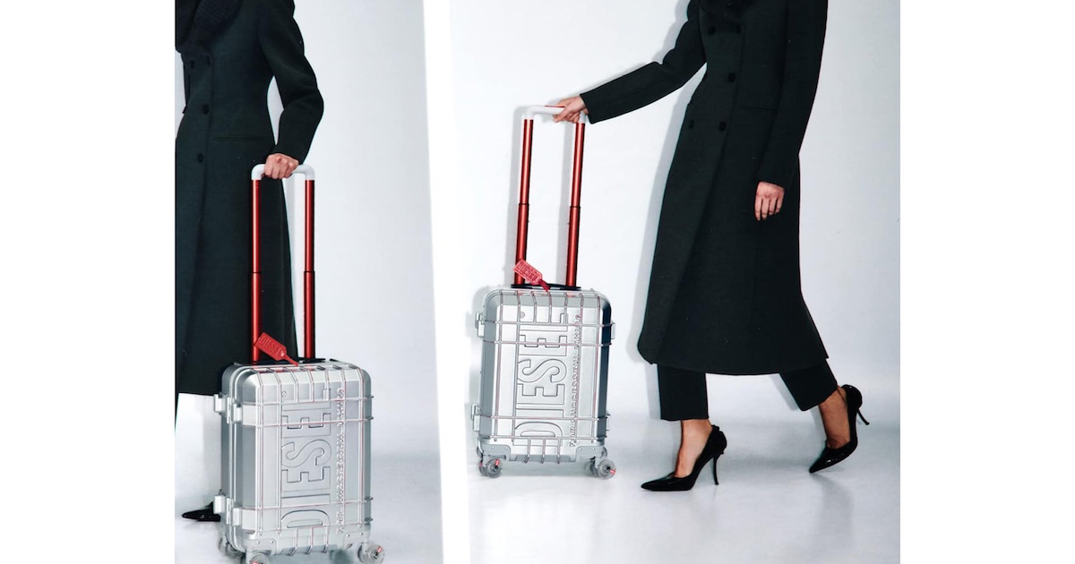 ディーゼル」から初のラゲージコレクション 総柄デザインや