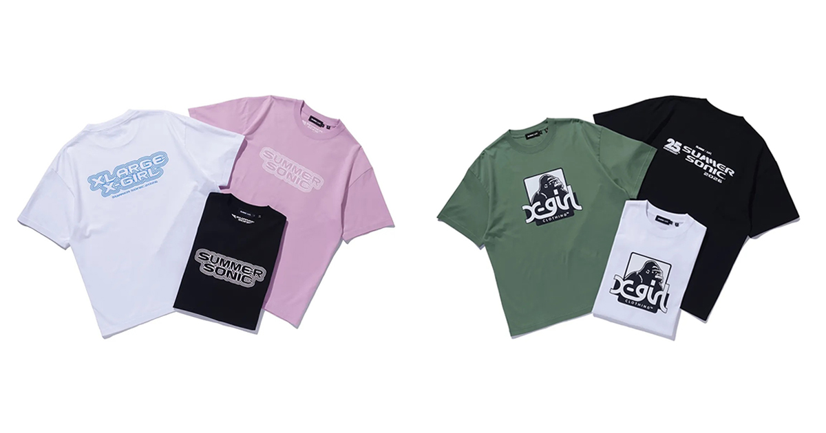 ディーゼル」や「エクストララージ」がサマソニ 2026とコラボTシャツを
