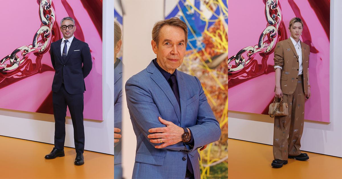 スナップ】十三代目市川團十郎白猿やYUTAらが来場 ジェフ・クーンズの