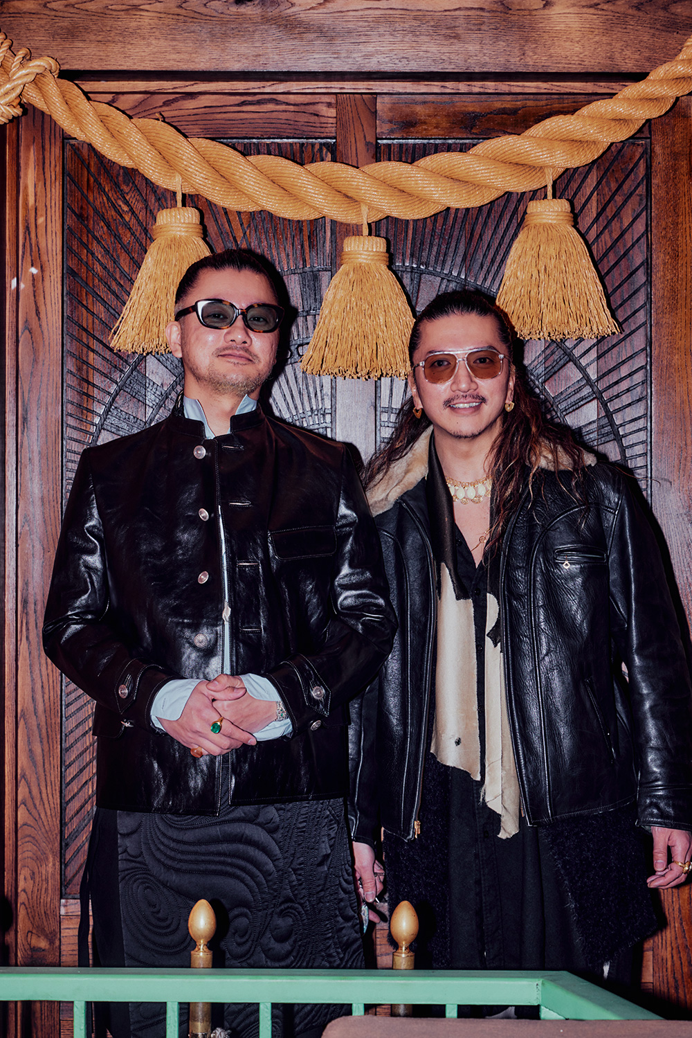 （左）岡本龍允／ziek代表取締役（右）岡本竜／「ソラックザーデ」アートディレクター