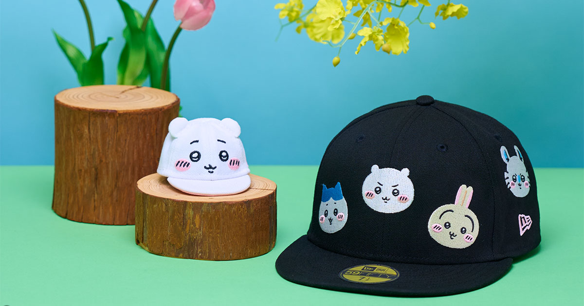 ニューエラ」が「ちいかわ」とのコラボアイテムを発売 イラストを 