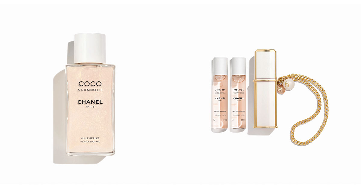 シャネル」のフレグランス“ココ マドモアゼル”からパーススプレイと