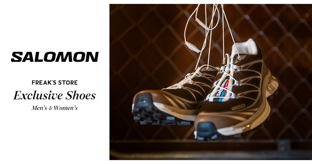 サロモン」のトレイルランニングシューズ“XT-6”にフリークスストア別注