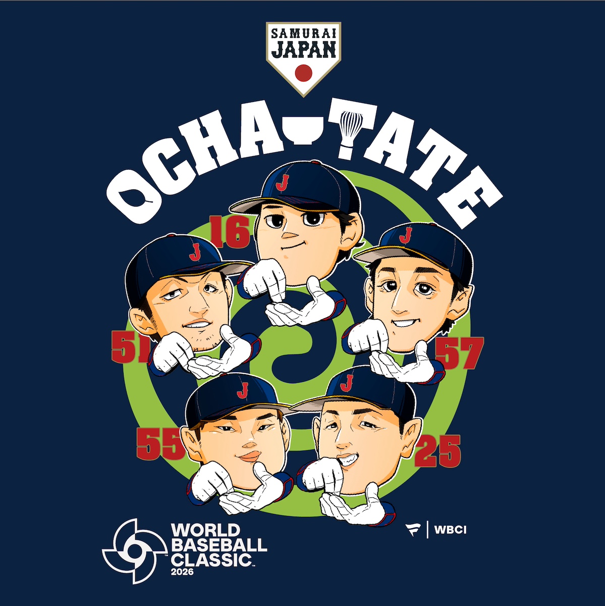 Fanatics お茶たてポーズ Tシャツ L ネイビー WBC 2026 WBC日本代表の“お茶たてポーズ”Tシャツをファナティクスが発売 セレブ
