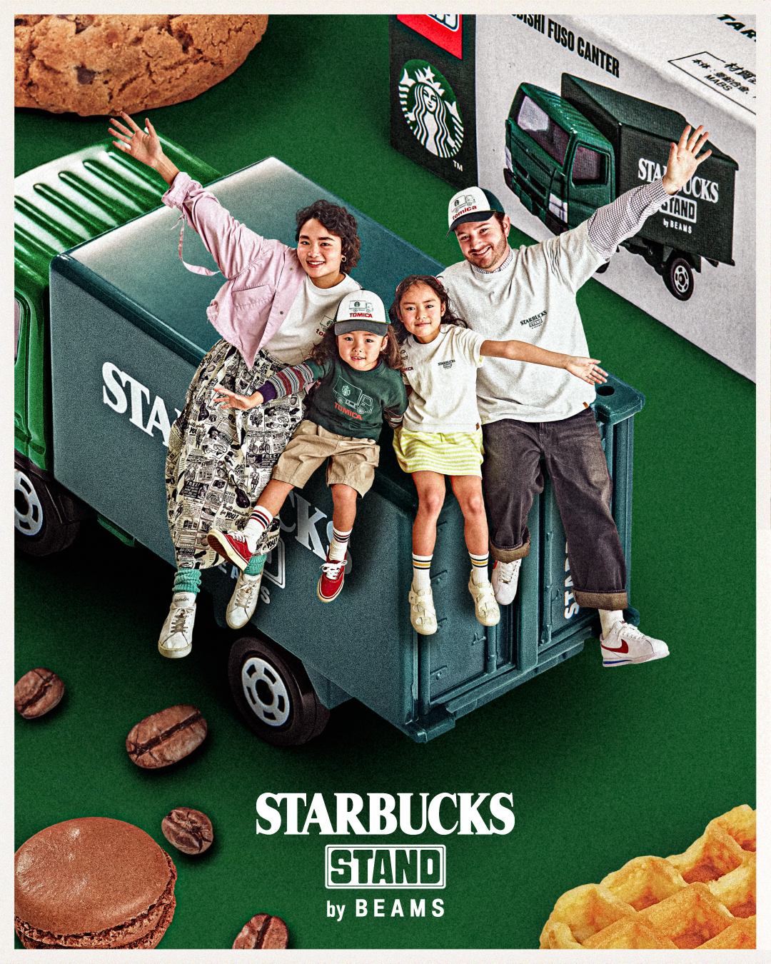 スターバックス」と「ビームス」が「トミカ」と協業 ミニカーや親子