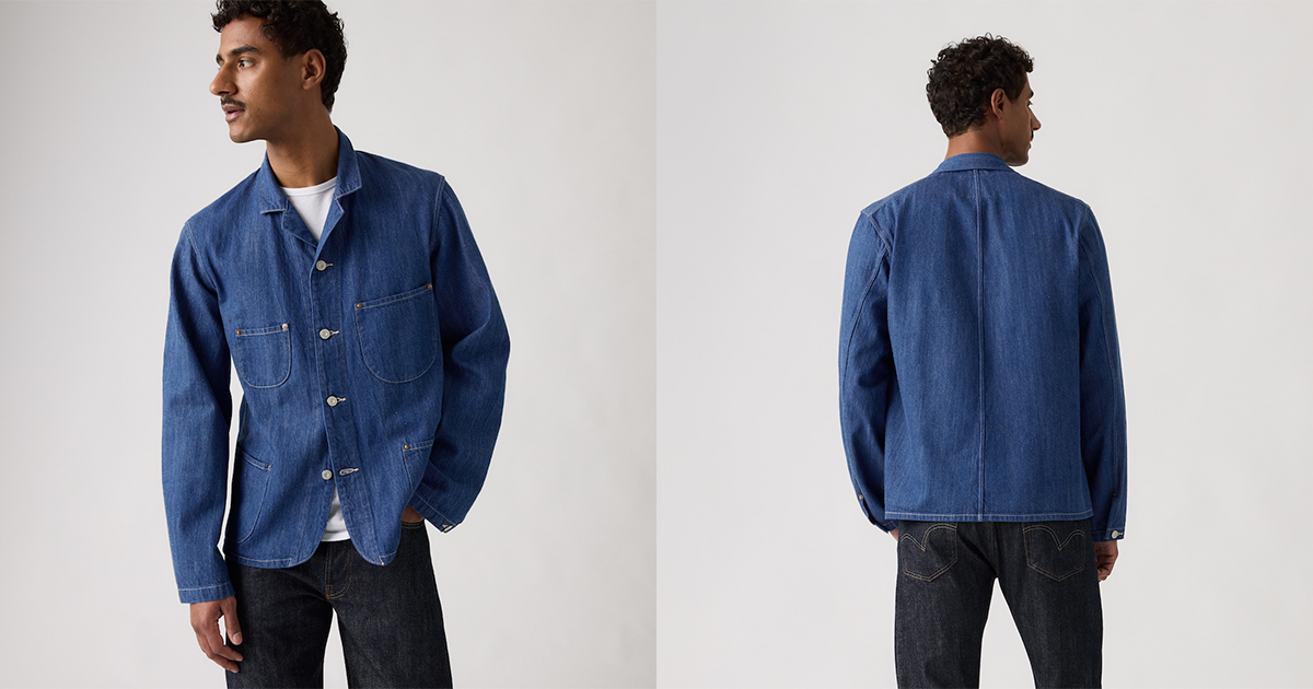 LVC リーバイス　ストライプ カバーオール サックコート 中古・古着通販】LEVI'S VINTAGE CLOTHING (リーバイス ビンテージ