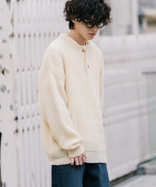 PAIKI 2026FW LOVE ヘンリーネック ニット Opium Y2K ヘンリーネックが便利 「ゾゾタウン」でZ世代が探したアイテムは