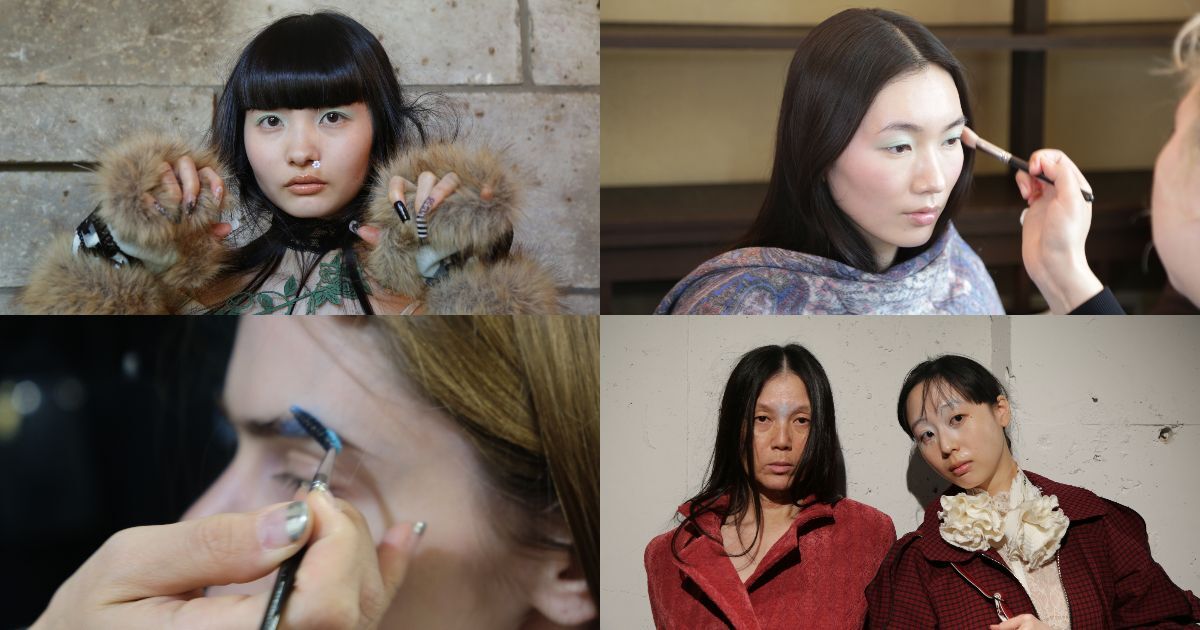 東コレに見る、2026-27年秋冬の最新ヘアメイクトレンド　自由なパステルカラーや「整えない」ヘアなど