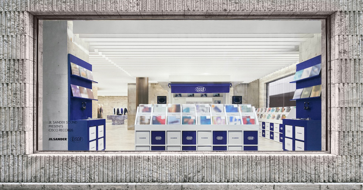 CISCO JIL SANDER SOUND ZINE ソノシート 2枚　袋付き OG-54.jpg