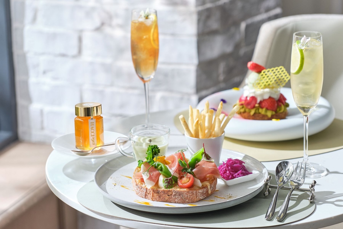 ハッチ」のはちみつを使用したスイーツやコース料理に 横浜 アート