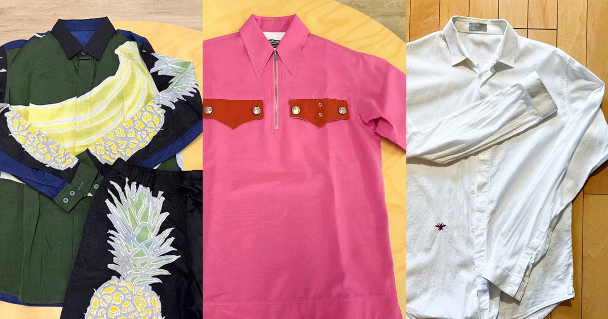 ラフ・シモンズ期「カルバン・クライン」のシャツなど　「WWDJAPAN」体験型フリマに出品する編集部私物をチラ見せ