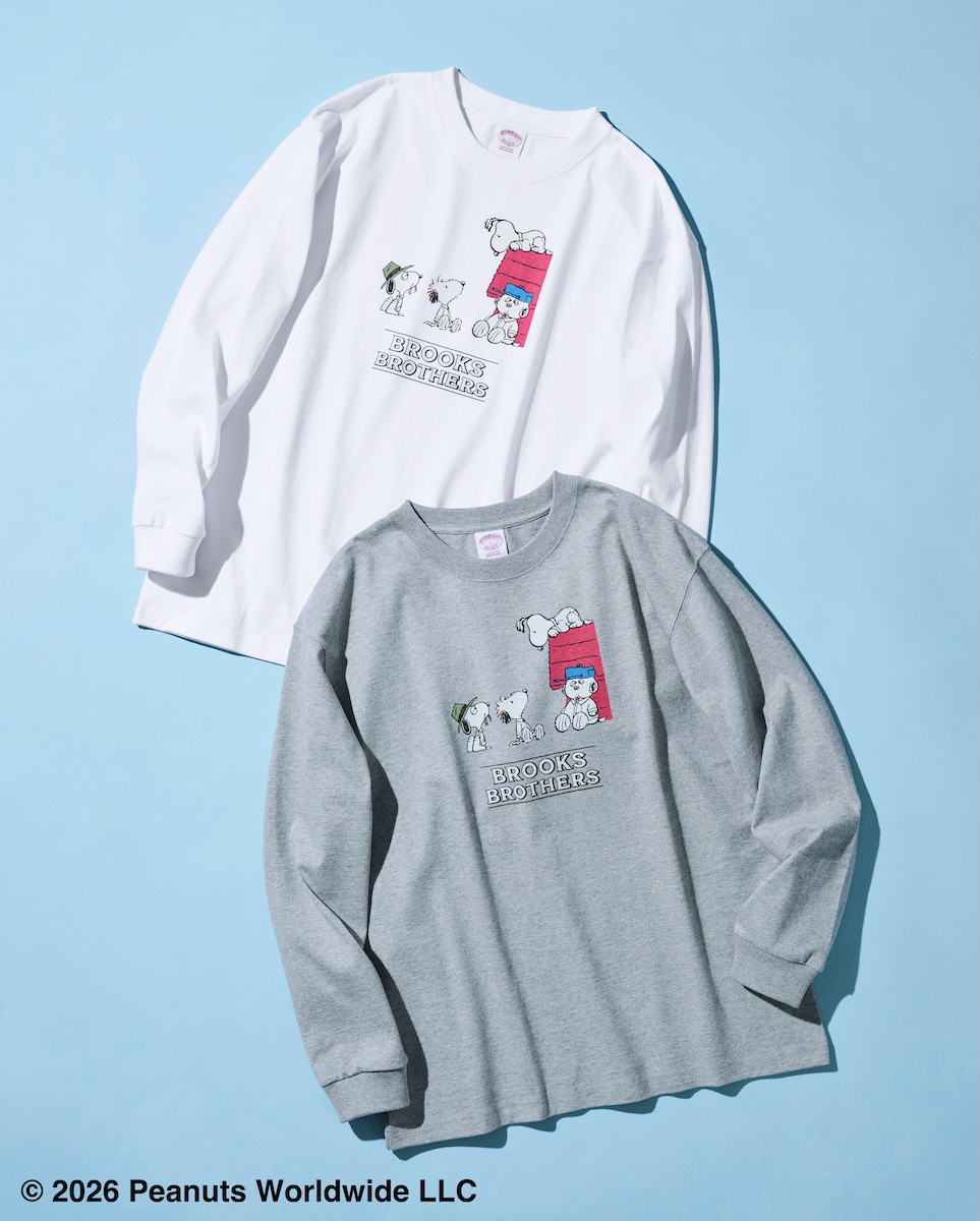 ブルックス ブラザーズ」が「ピーナッツ」スヌーピーとのコラボ