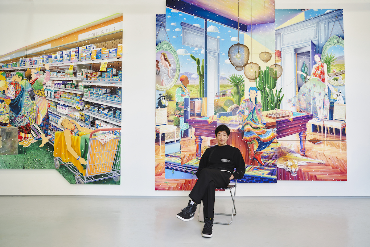 松山智一がNYタイムズスクエアをジャック　新作で「モーニング アゲイン」で問う多様性が生む力