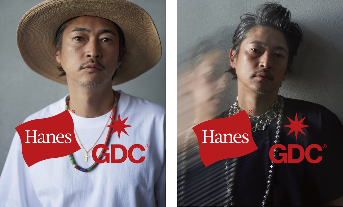 ヘインズ」が「GDC」と第2弾コラボTシャツ キャンペーンビジュアルに窪
