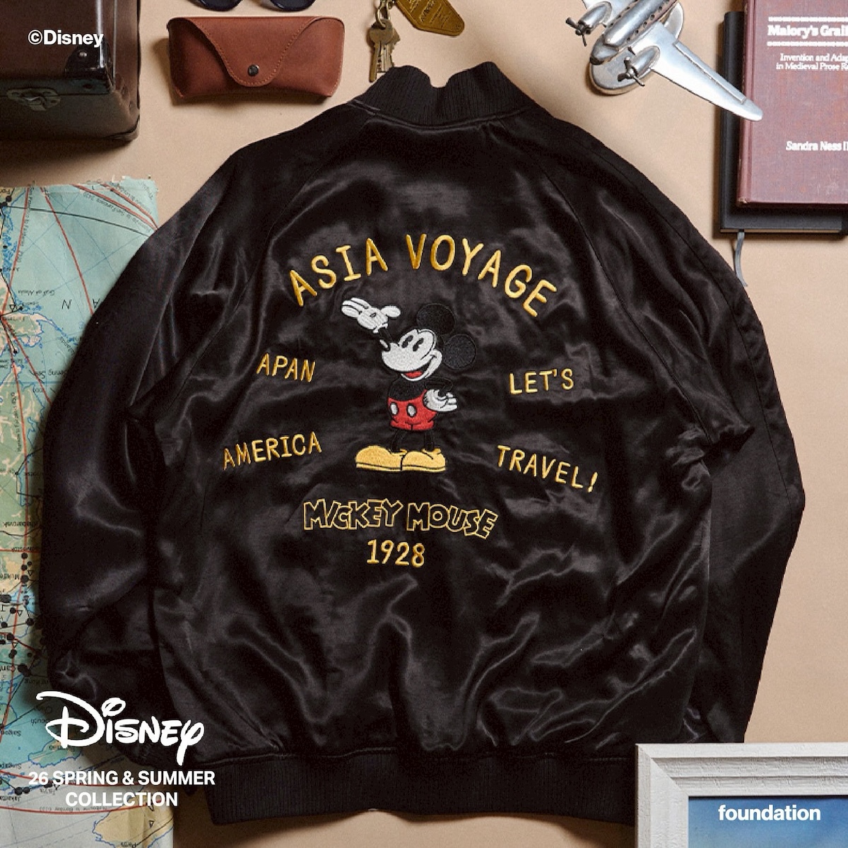 AVIREX Disney ドナルド ミッキー　レザージャケット アヴィレックス」が「ディズニー」とコラボ アジア ボヤージュがテーマ