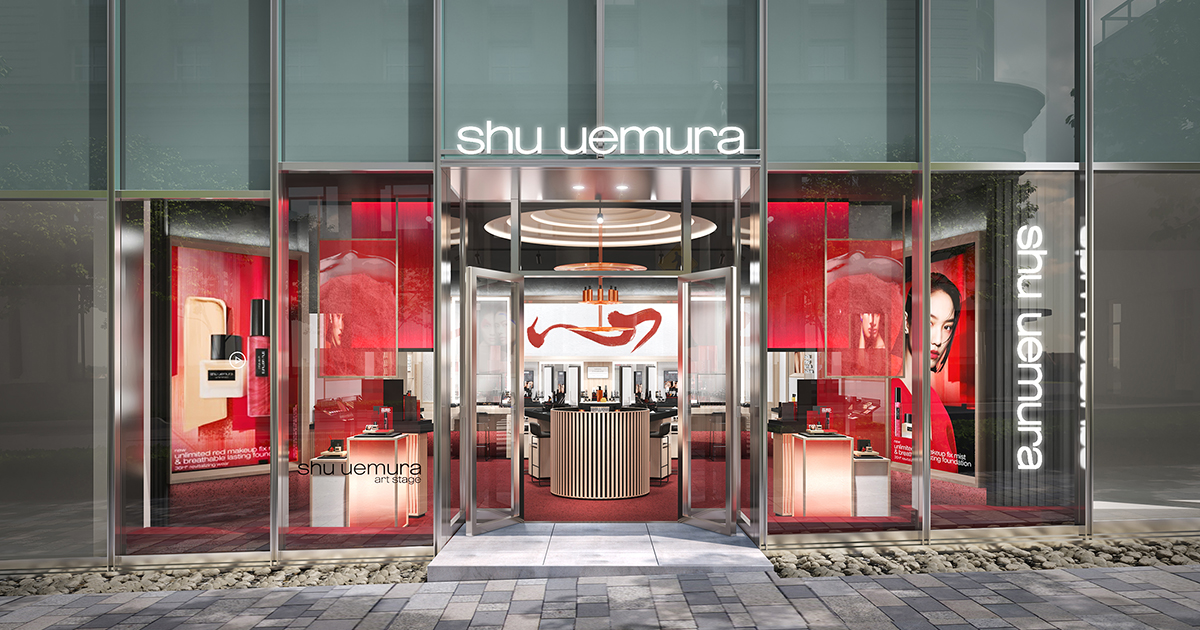 シュウ ウエムラ」が表参道ヒルズに新旗艦店をオープン 6月19日西館1階